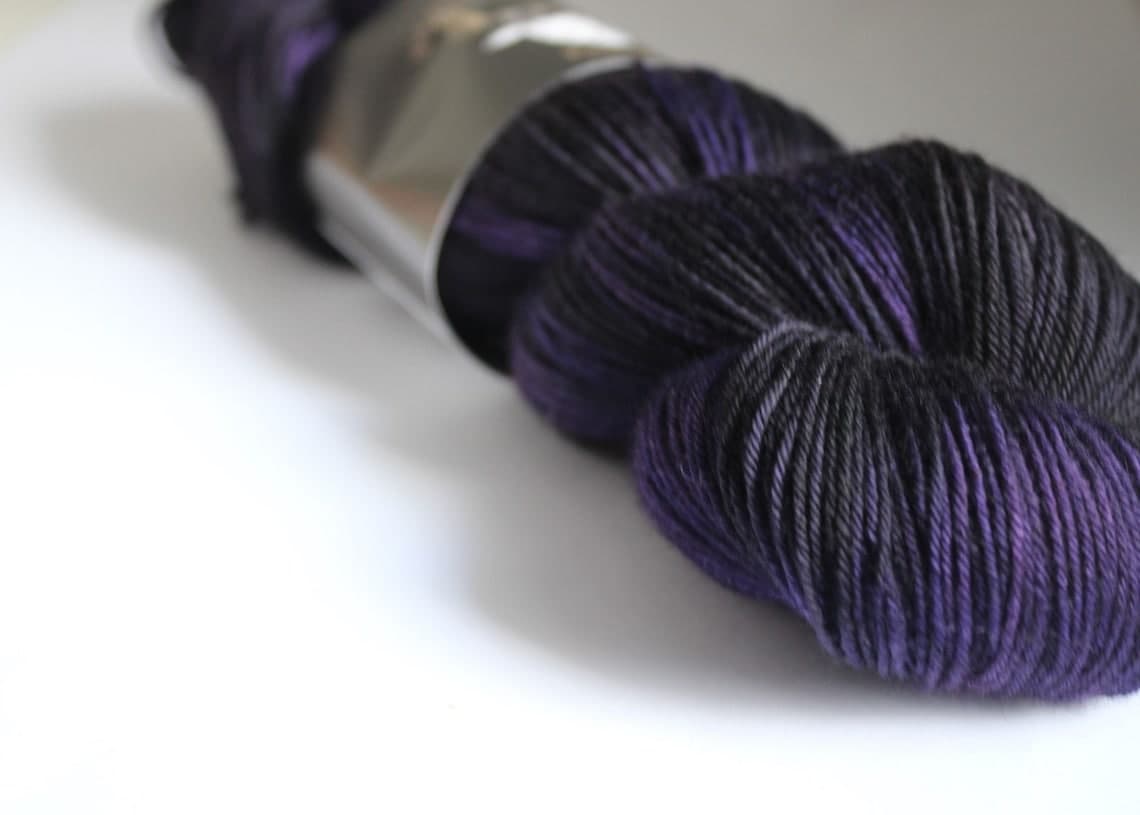Release The Kraken - 100g Superwash Platinum Sock Yarn /Bfl DK yarn