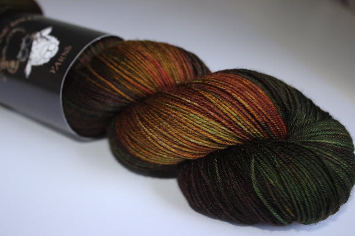 Forest Dweller - 100g Superwash Platinum Sock Yarn
